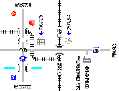 青森工場案内図